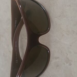 Tonino Lamborghini Brown Sunglasses Wrap Around Style